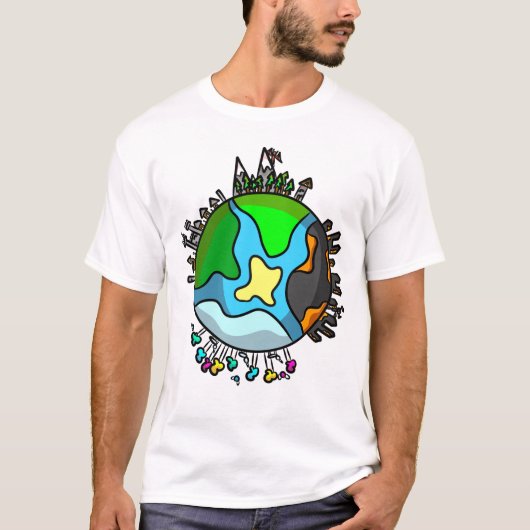 Fantasy Wereldbol Shirt (Voorkant)