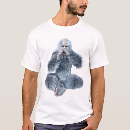 Fantasy wezen Yeti T-shirt (Voorkant)