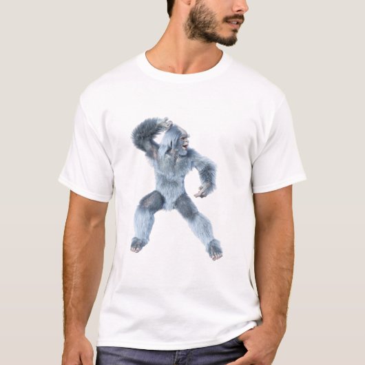 Fantasy wezen Yeti T-shirt (Voorkant)