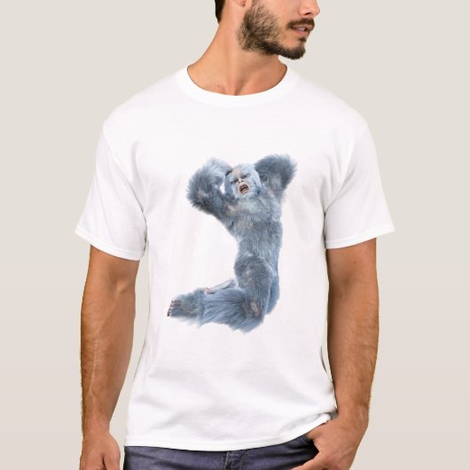 Fantasy wezen Yeti T-shirt (Voorkant)