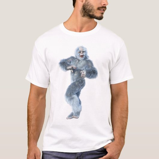 Fantasy wezen Yeti T-shirt (Voorkant)