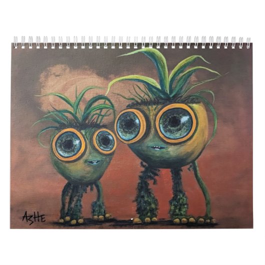 Fantasy Whimsical Surrealisme 12-maands kalender (Hoes)