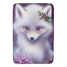 Fantasy White Baby Fox met lavendelogen