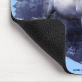 Fantasy White Horse and Ocean Surf Gifts Muismat (Hoek)