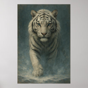 Fantasy White Tiger – Mystic Aura Serie ManJian Poster