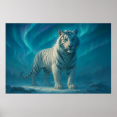 Fantasy White Tiger – Mystic Aura Series | ManJian Poster (Voorkant)