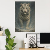 Fantasy White Tiger – Mystic Aura Series | ManJian Poster (Thuiskantoor)