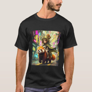 Fantasy Wild Panda Rit T-shirt