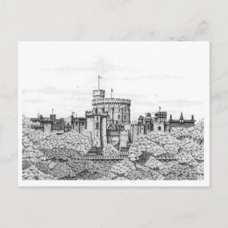 Fantasy Windsor Castle - Blank Briefkaart