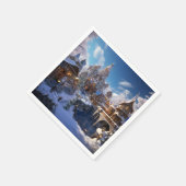 Fantasy Winter City Servet (Hoek)
