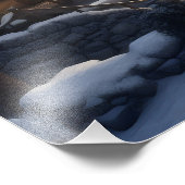 Fantasy Winter Town Foto Afdruk (Hoek)