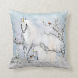 Fantasy Winter Unicorn Sierkussen - Cussion
