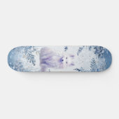 Fantasy Winter Witte Vos Skate Deck (Horizontaal)