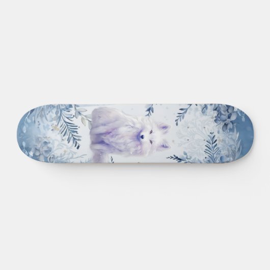 Fantasy Winter Witte Vos Skate Deck (Horizontaal)