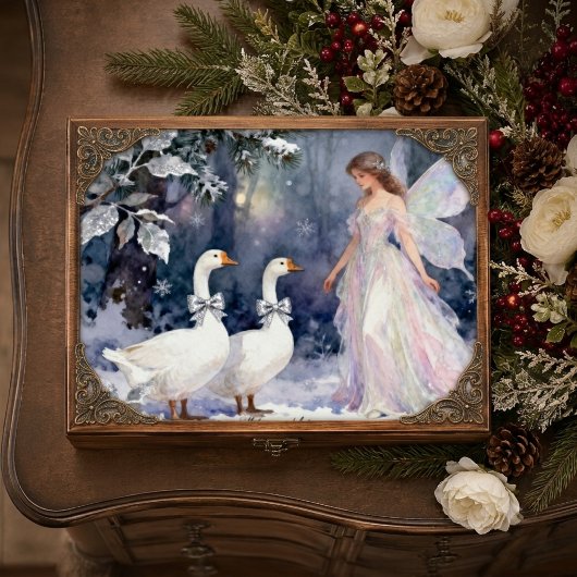 Fantasy Winterfee Goose Wonderland TMF26 Tissuepapier