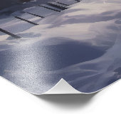 Fantasy winterlandschap foto afdruk (Hoek)