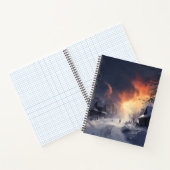 Fantasy winterlandschap notitieboek (Binnen)