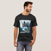 Fantasy Wired Lynx Bos T-shirt (Voorkant volledig)