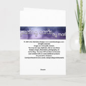 Fantasy Witch 6 Halloween Wenskaart Kaart (Achterkant)