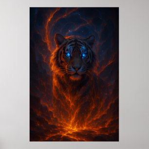 Fantasy Witte Tijger – Mystic Aura Serie Poster