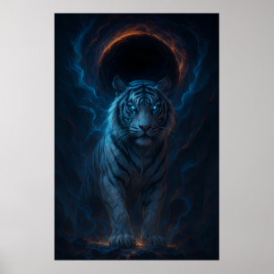 Fantasy Witte Tijger – Mystic Aura Serie Poster