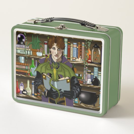 Fantasy Wizard Boeken Dragon Potions (Voorkant)