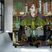 Fantasy Wizard Boeken Dragon Potions Douchegordijn