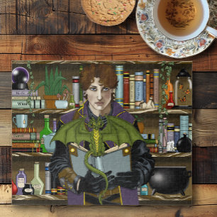 Fantasy Wizard Boeken Dragon Potions Legpuzzel