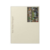 Fantasy Wizard Boeken Dragon Potions Notitieblok (Linkerzijde)