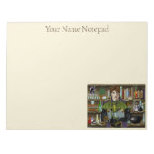 Fantasy Wizard Boeken Dragon Potions Notitieblok (Voorkant)