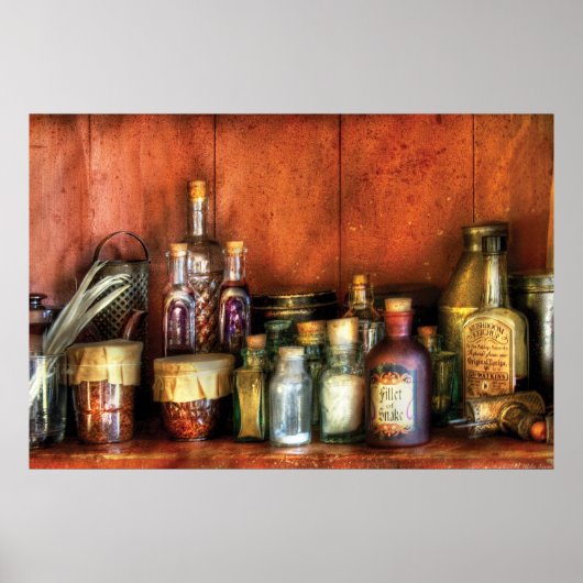 Fantasy - Wizard Ingrediënten Poster (Voorkant)