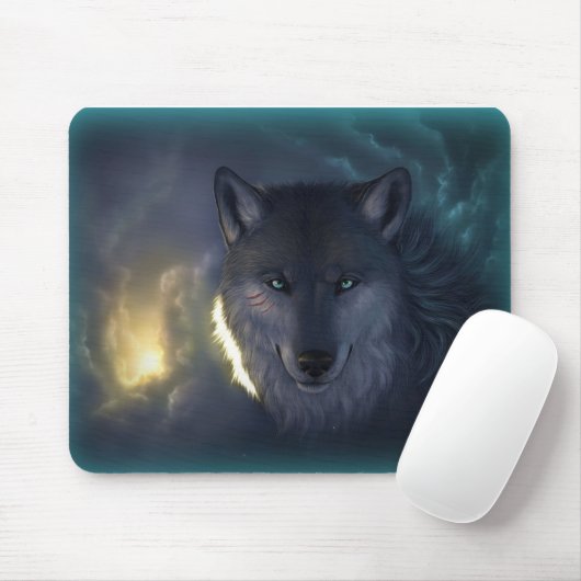 Fantasy Wolf Muismat (Met muis)