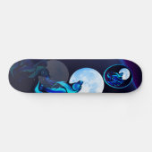 Fantasy Wolf Skateboard (Horizontaal)