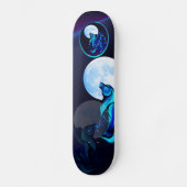 Fantasy Wolf Skateboard (Voorkant)