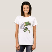 Fantasy Wolf van Wolven Tail T-shirt (Voorkant volledig)
