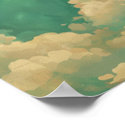 Fantasy Wolken in de lucht Dromer Art Print (Hoek)