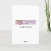 Fantasy Woman Bohemian Gypsy Kleurrijke Abstracte  Kaart (Achterkant)