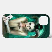 Fantasy Woman die Poker Hoesje-Mate iPhone-tas spe Case-Mate iPhone Case (Achterkant (horizontaal))