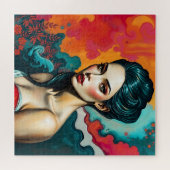 Fantasy Woman Portret Legpuzzel (Horizontaal)