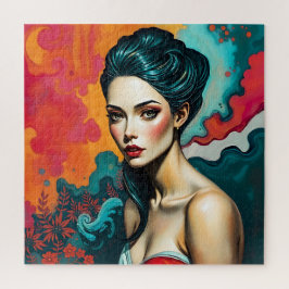 Fantasy Woman Portret Legpuzzel