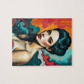 Fantasy Woman Portret Legpuzzel (Horizontaal)