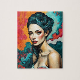 Fantasy Woman Portret Legpuzzel