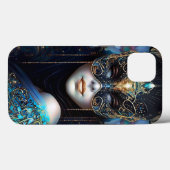 Fantasy Woman Wearing Mask Case-Mate iPhone Case (Achterkant (horizontaal))