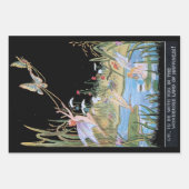 Fantasy Woodland Fairies en Elves Inpakpapier Vel (Voorkant)