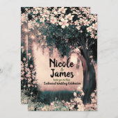 Fantasy Woodland verscheurde het roze bos in Kaart (Voorkant / Achterkant)