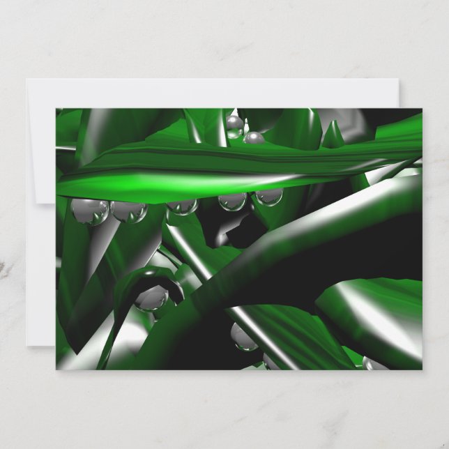 Fantasy World Malachit en Abstracte fractale kunst (Voorkant)