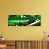 Fantasy World Malachit en Abstracte fractale kunst Canvas Afdruk (Insitu (Woonkamer))