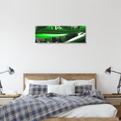 Fantasy World Malachit en Abstracte fractale kunst Canvas Afdruk (Insitu (Slaapkamer))