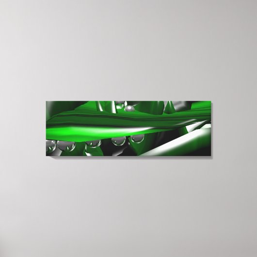 Fantasy World Malachit en Abstracte fractale kunst Canvas Afdruk (Voorkant)