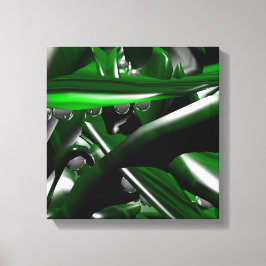 Fantasy World Malachit en Abstracte fractale kunst Canvas Afdruk